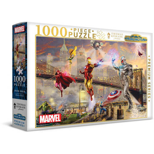 1000pc Harlington Marvel Iron Man Jigsaw Puzzle 69x50cm