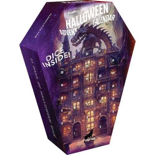 Fanroll by Metallic Halloween Advent Calendar w/ Dice