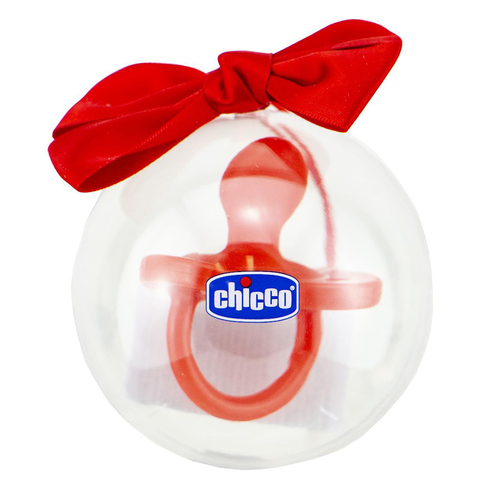 Chicco Nursing Physio Soft Baby Silicone Soother 16-36m Red
