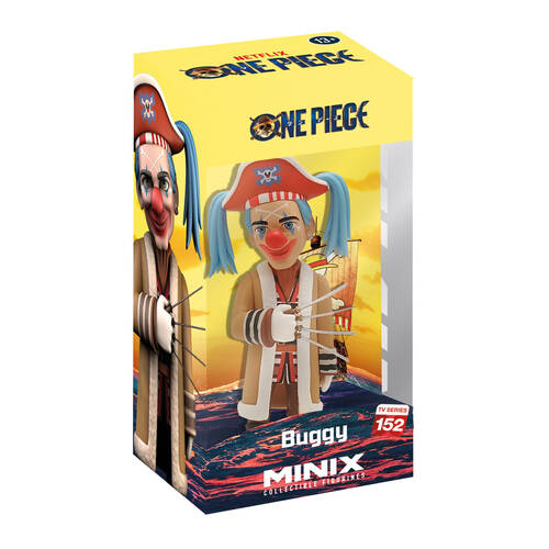 MINIX One Piece Buggy #152 Anime/Manga Action Figure Toy 12cm