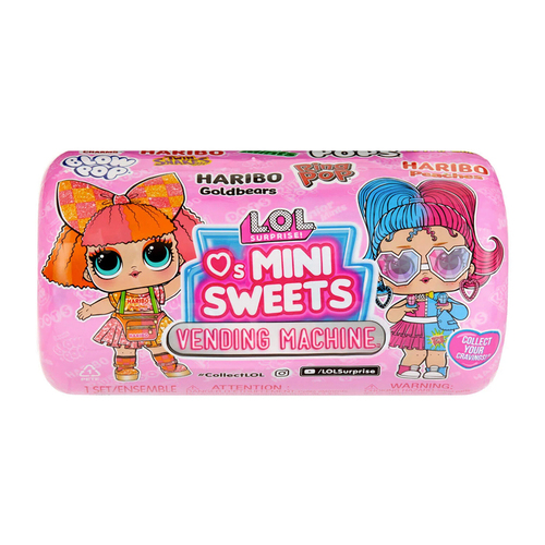 L.O.L. Surprise! Loves Mini Sweets X Haribo Vending Machine Asstorted 4+