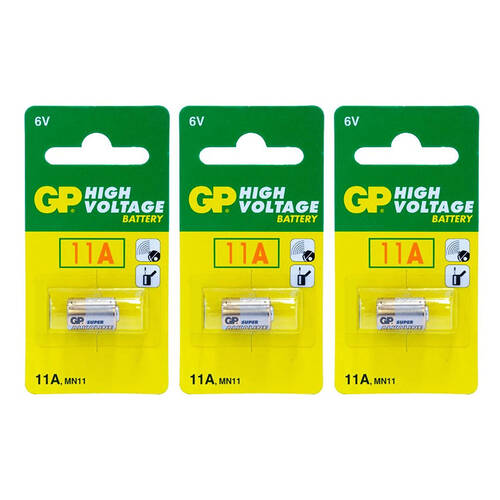 3PK 6V 38MAH ALKALINE BATTERY GP