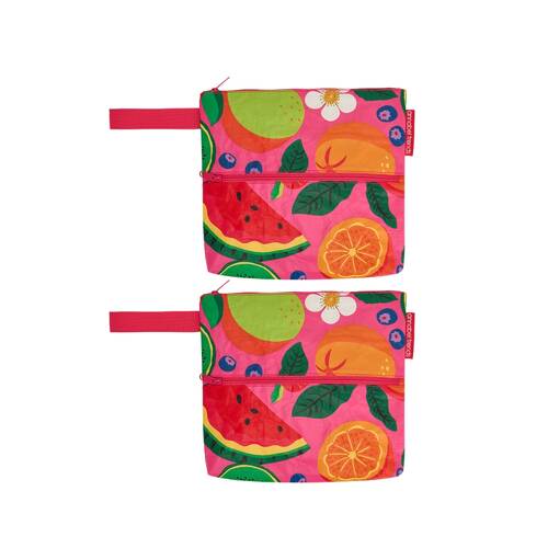 2PK Annabel Trends Womens Beach Pouch 29x27cm - Tropicana