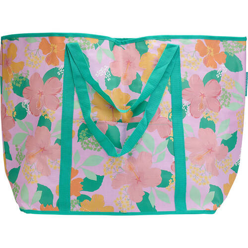 Annabel Trends Jumbo Beach Bag Tote 72x47cm - Hibiscus