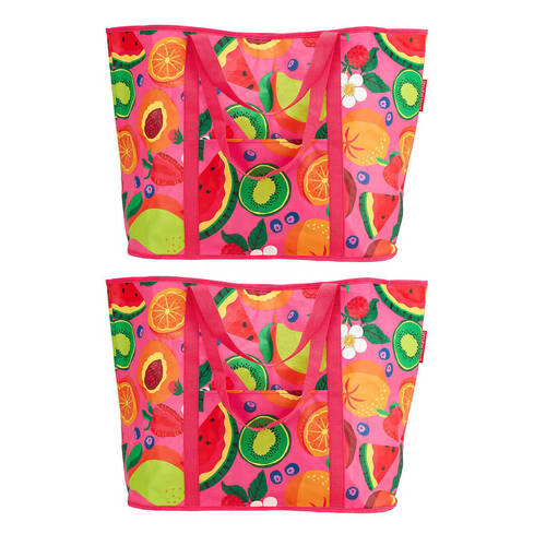 2PK Annabel Trends Jumbo Beach Bag Tote 72x47cm - Tropicana