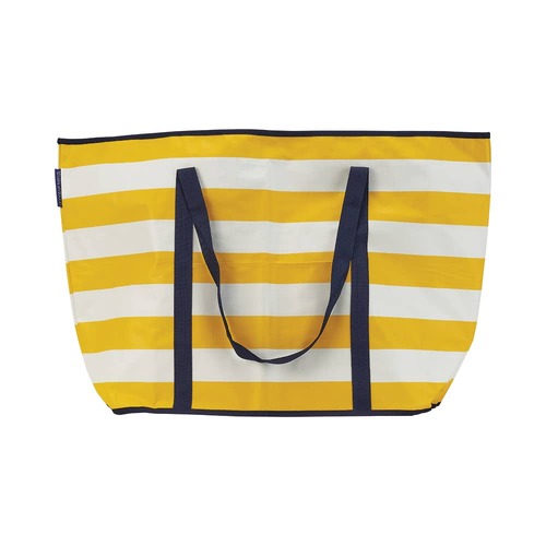 Annabel Trends 72x47cm Beach Bag Jumbo Tote - Yellow Stripe