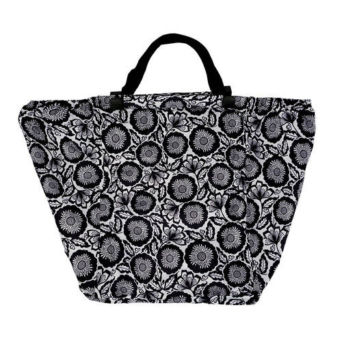 Annabel Trends Shopping/Grocery Trolley Bag 38x68cm - Black Floral
