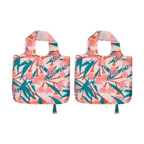 2PK Annabel Trends Reusable 20kg Capacity Shopping Tote Bag 50x42cm Blossom Branches