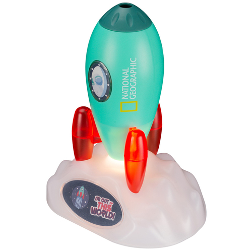 National Geographic Bresser Space Rocket Projector & Night Light 6y+