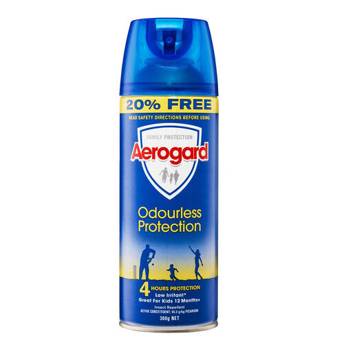 Aeroguard 300g Odourless Protection Insect Repellent Spray