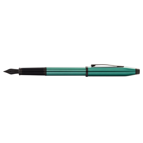 Cross Century II Fountain Pen Fine Nib Translucent Green Lacquer/Black