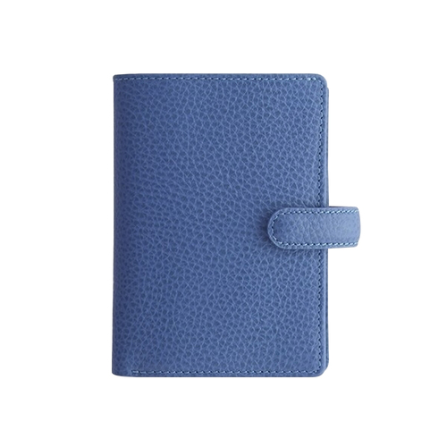 Filofax Finsbury Mini Personal Organiser Leather Vista Blue 12cm
