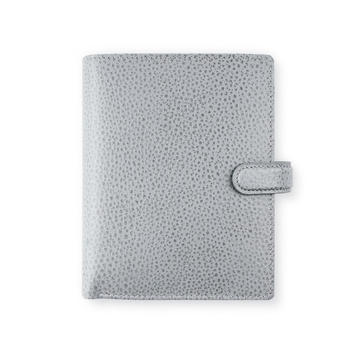 Filofax Finsbury Pocket Personal Organiser Leather Slate Grey 15cm