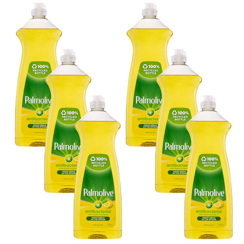 6PK Palmolive Dishwashing Liquid Antibacterial Lemon 750ml