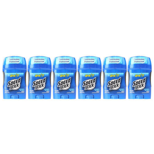6PK Mennen 24/7 Speedstick Deodorant Antiperspirant Fresh Rush 48H 55g