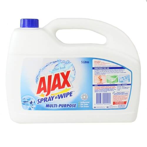 Ajax 5L Spray & Wipe Multi-Purpose Cleaner Ocean Fresh Regular