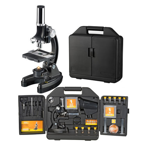 64pc National Geographic 300x-1200x Microscope Set w/ Carry Case 6y+
