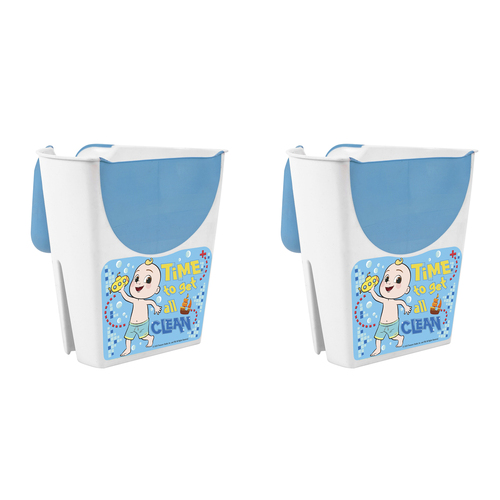 2PK Cocomelon Plastic Shampoo Rinser Cup w/ Handle - Blue