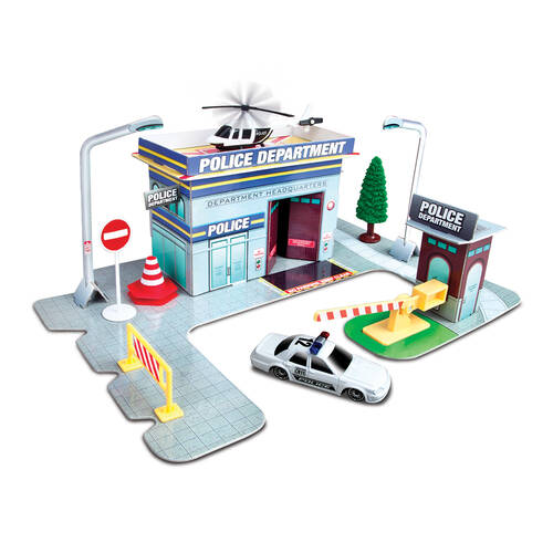 Maisto Fresh Build-n-Play Police Station