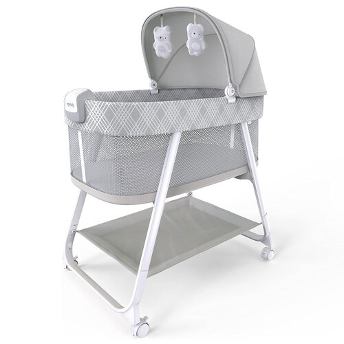 Ingenuity Lullanight 111cm Soothing Bassinet Baby 0-5m Gem
