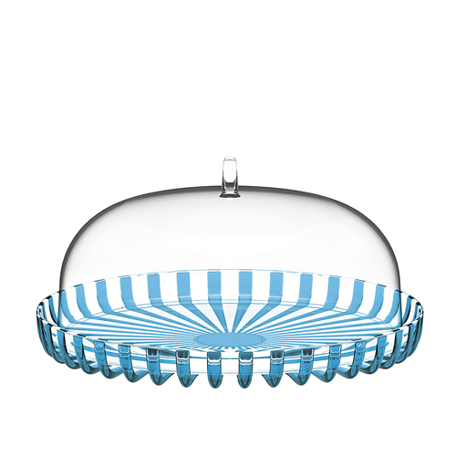 Guzzini Dolcevita 31cm Cake Tray w/ Dome Lid - Turquoise