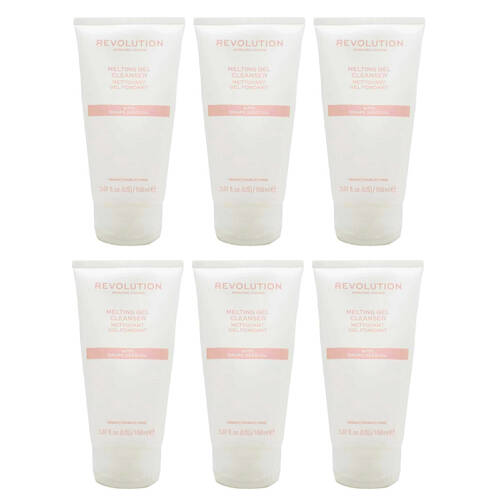 6PK Revolution Melting Gel Cleanser w/ Grape Seed Oil Skin Care 150ml