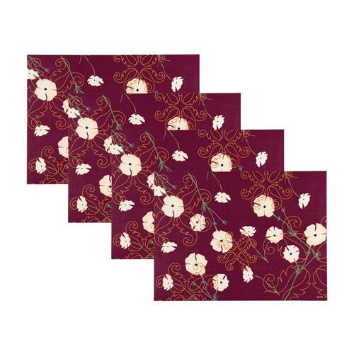 4PK Guzzini Rectangular Placemat 44x33cm Table Mat Protector Fusion Magenta