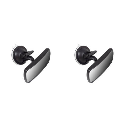 2PK Childcare Baby Rear View Car Mirror With 360 Degree Rotation Black