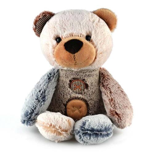 Korimco 38cm Bears Patches Bear Soft Toy 3y+ Brown