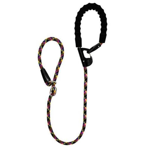 Annabel Trends Snap & Stay 2in1 Dog Leash Lead Adjustable 125x13cm Black