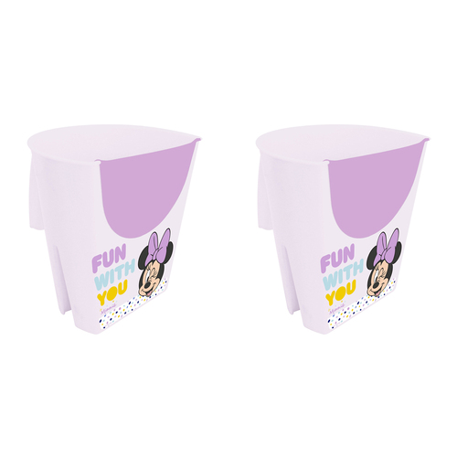 2PK Minnie Mouse Plastic Shampoo Rinser w/ Handle - Purple