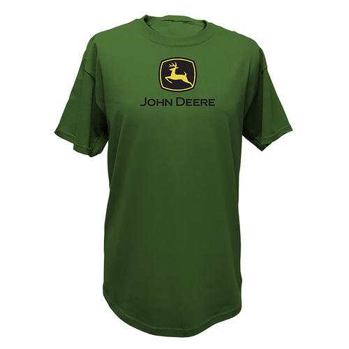 John Deere Mens/Unisex Size XXL Logo Tee T-Shirt Green