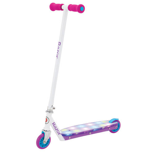 Razor Pink Party Pop Scooter w/ Multi Colour LED Lights