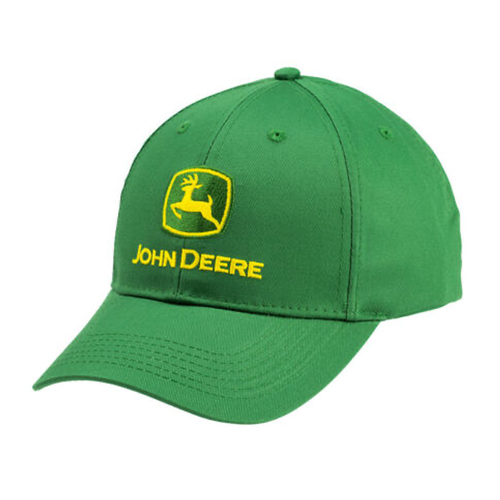 John Deere LP68752-JD  Men's Logo Green Cap/Hat With Yellow Logo