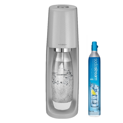 Sodastream Spirit Decor Sparkling Water Maker Urban Grey w/ 1L Bottle DWS