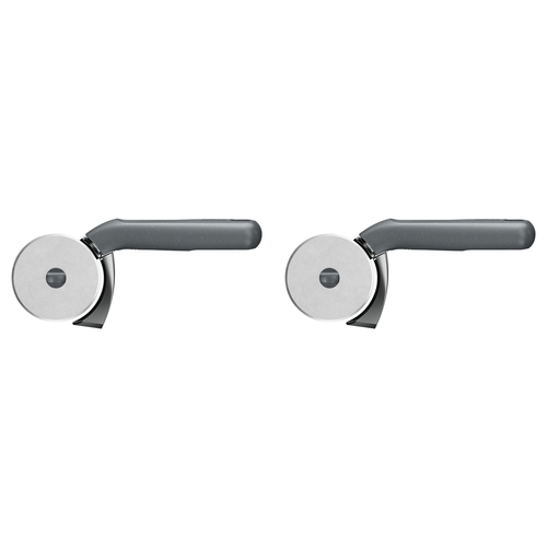 2PK Zyliss Stainless Steel Pizza & Pastry Cutter 21.5cm - Grey