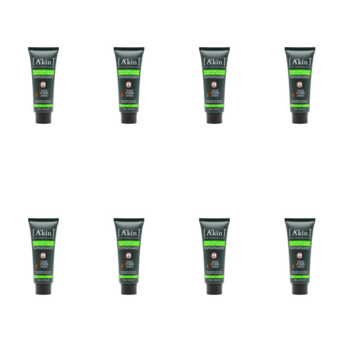 8PK Akin 100ml Purifying Hair & Scalp Revival Scrub w/ Natural Ingredients