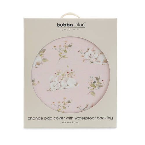 Bubba Blue Sleeping Bunny Waterproof Change Mat Cover 48x82cm