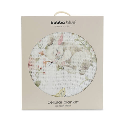 Bubba Blue Baby and Children's Sleeping Bunny Cellular Blanket 70x90cm