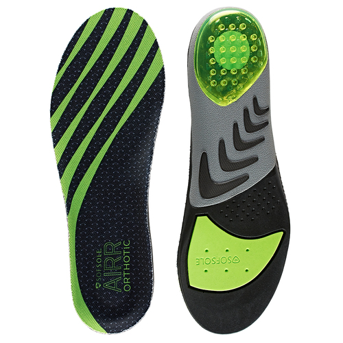 Sofsole Women's Airr Polymer Gel Orthotic Shoe Insole Green W5-7.5