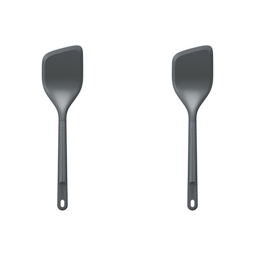 2PK Zyliss Angled Turner Nylon Cooking Utensil 32cm - Grey