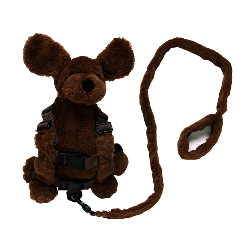Playette 2-in-1 Harness Buddy/Strap Baby/Kids 18m-4y - Fluffy Dog
