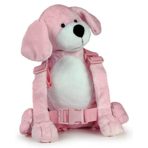 Playette 2-in-1 Harness Buddy/Strap Baby/Kids 18m-4y - Pink Puppy