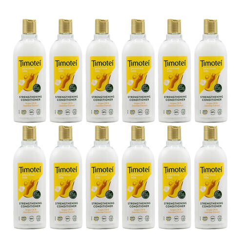 12PK Timotei Strengthening Conditioner 300ml Argan Oil & Jasmine Hydrating