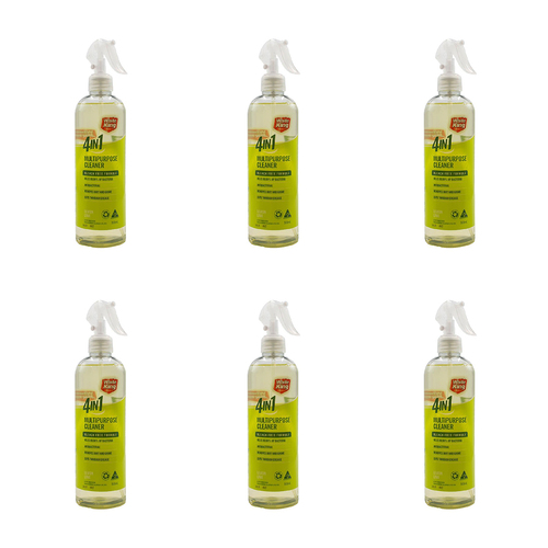 6PK White King 4In1 Multipurpose Cleaner Spray 500ml - Lemon Lime