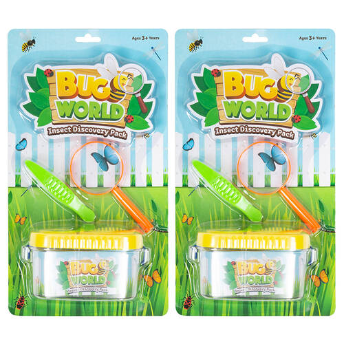 2PK Bugs World Bug Insect Pack