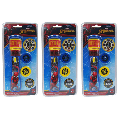 3PK Projector Slideshow Torch Kids/Children Play Toys 5y+ - Assorted 
