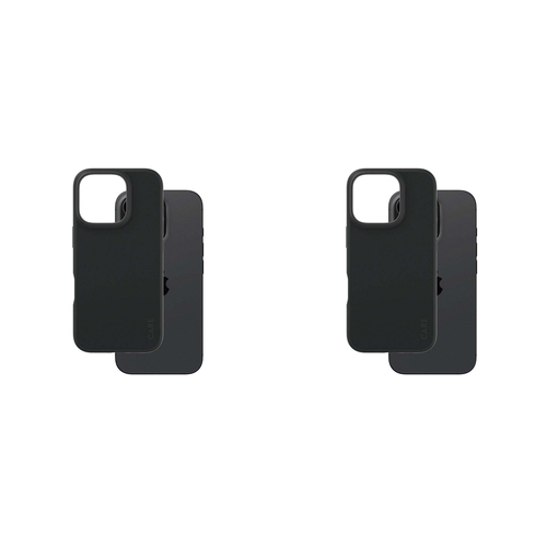 2PK PanzerGlass CARE Fashion Case For iPhone 16 Pro Black