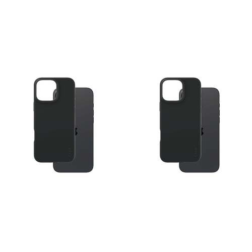 2PK PanzerGlass CARE Fashion Case For iPhone 16 Pro Max Black