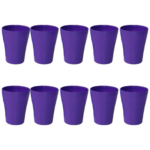 10PK Homeleisure Drinking Cup 250ml Assorted Col Kitchen Cooking  Serveware